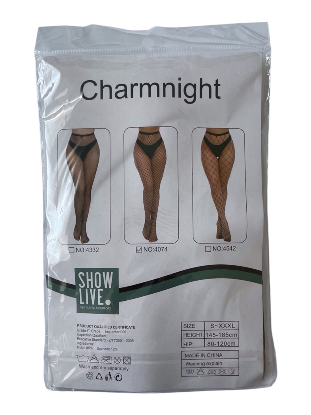Charmnight Classic Pantyhose 1-st Grade Ventilated and Comfort, OS - Picture 2 of 4